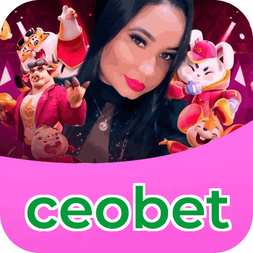 Interface do aplicativo ceobet mostrando jogos disponíveis no iOS e Android